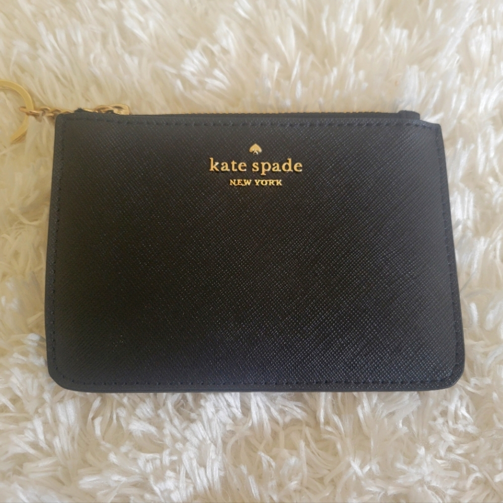 Kate spade wristlet wallet black